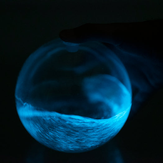 Large Bioluminescent Bio-Orb swirl at night light