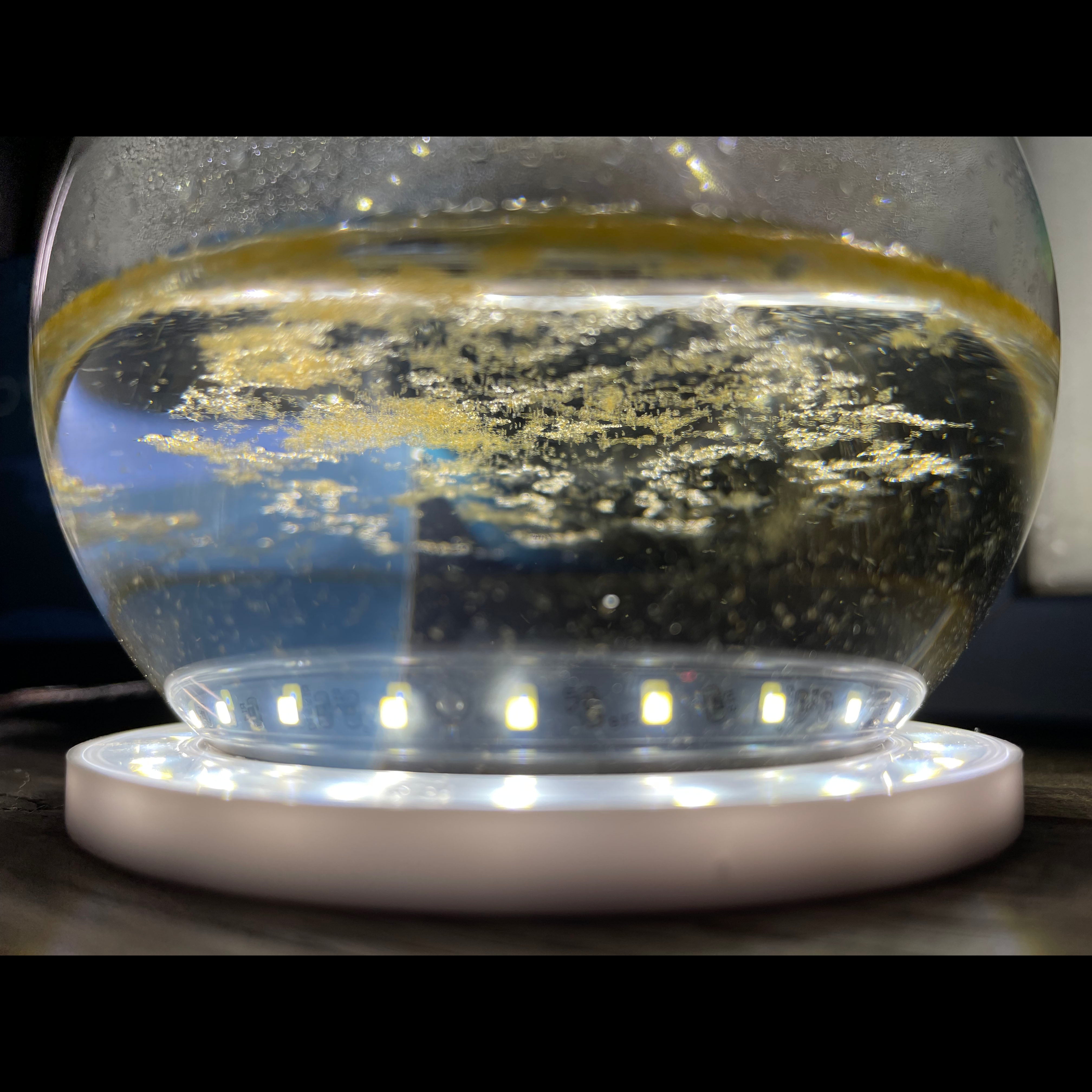 Programmable LED Grow Light with Bio-Orb close up