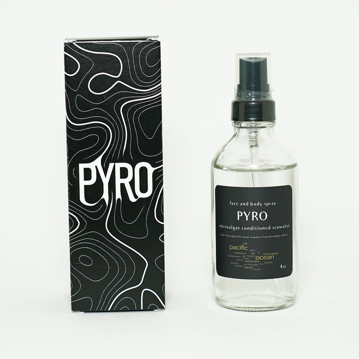 PYRO - seawater + microalgae face and body spray | PyroFarms