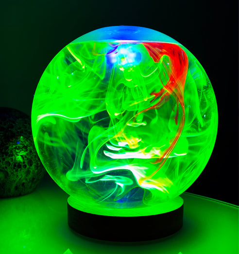 FluoroSphere  Orb displaying light
