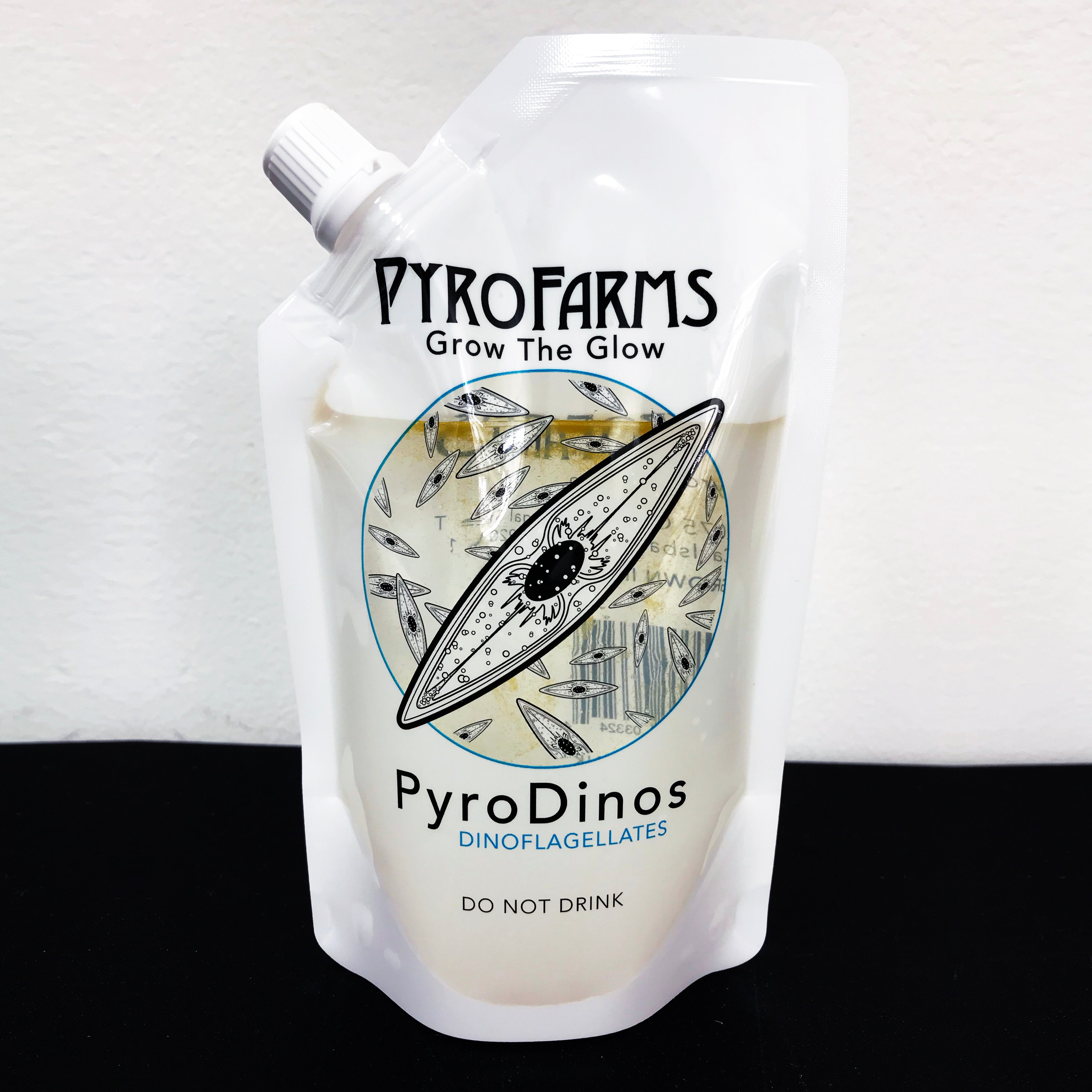 Bioluminescent PyroDinos daytime